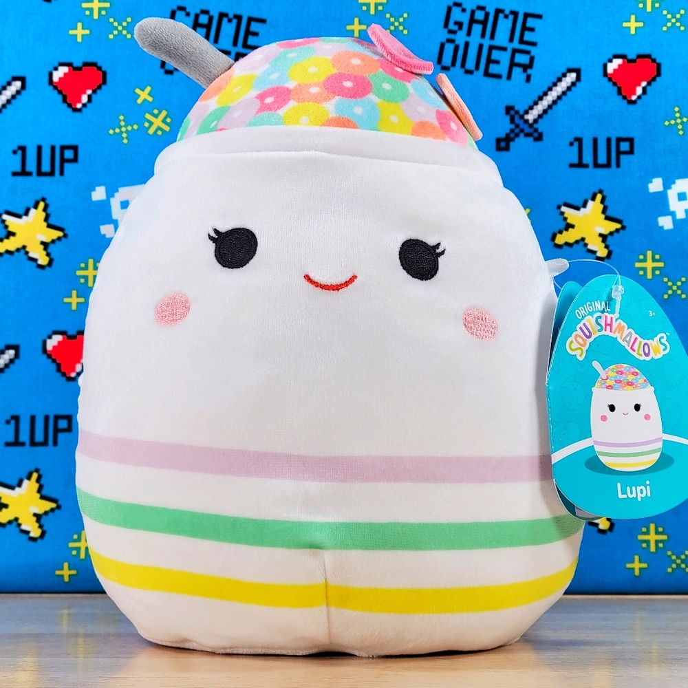 Squishmallow Lupi the Cereal 7" UltraSoft Stuffed Food Toy Plush NWT